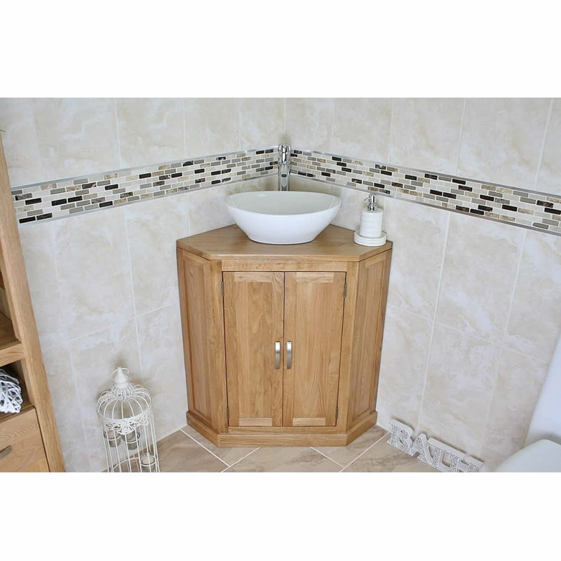 Elias 550 mm Freestanding Single Vanity with Vessel Ceramic Basin