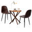 Chaise d'appoint moderne en similicuir