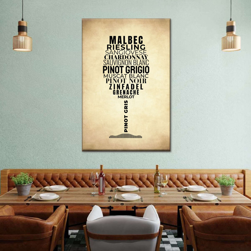«Glass Bar Quotes», reproduction sur toile, H 24 po x l 16 po x P 1,25 po
