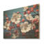 Blanc et rose cornouiller I - art mural en bois de cornouiller sur bois de pin naturel-101406995