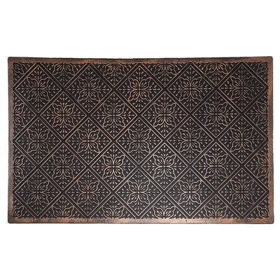 Non-Slip Floral Doormat