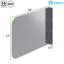 Garde-boue mural en acier inoxydable 18 po x 12 po