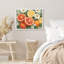 Agrumes, art floral encadré - Citron pamplemousse avec marguerites pour la cuisine-125212175-125212173