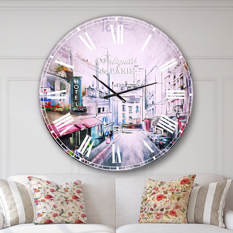 Horloge murale Swigart, Surdimensionné