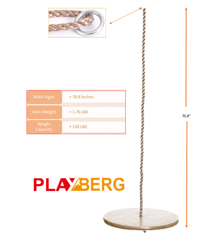 PLAYBERG Wood Natural Belt Swing & Reviews - Wayfair Canada