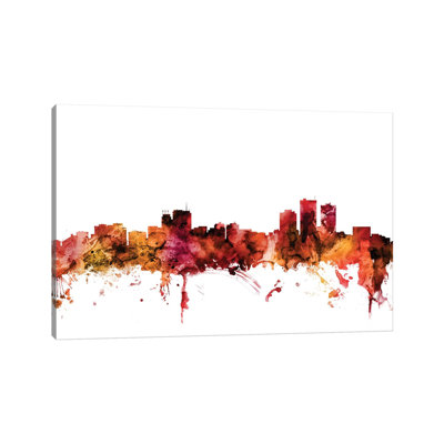 Anchorage, Alaska Skyline by Michael Tompsett - Wrapped Canvas Gallery-Wrapped Canvas Giclée