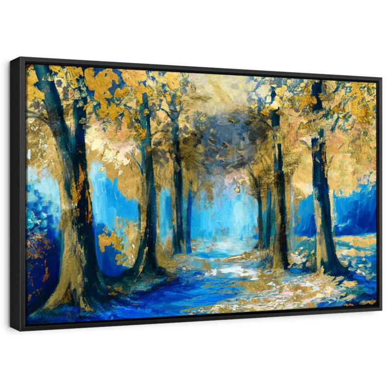 " Abstract Forest ", 43" H x 29" W