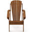 Chaise Adirondack en bois massif Brewster