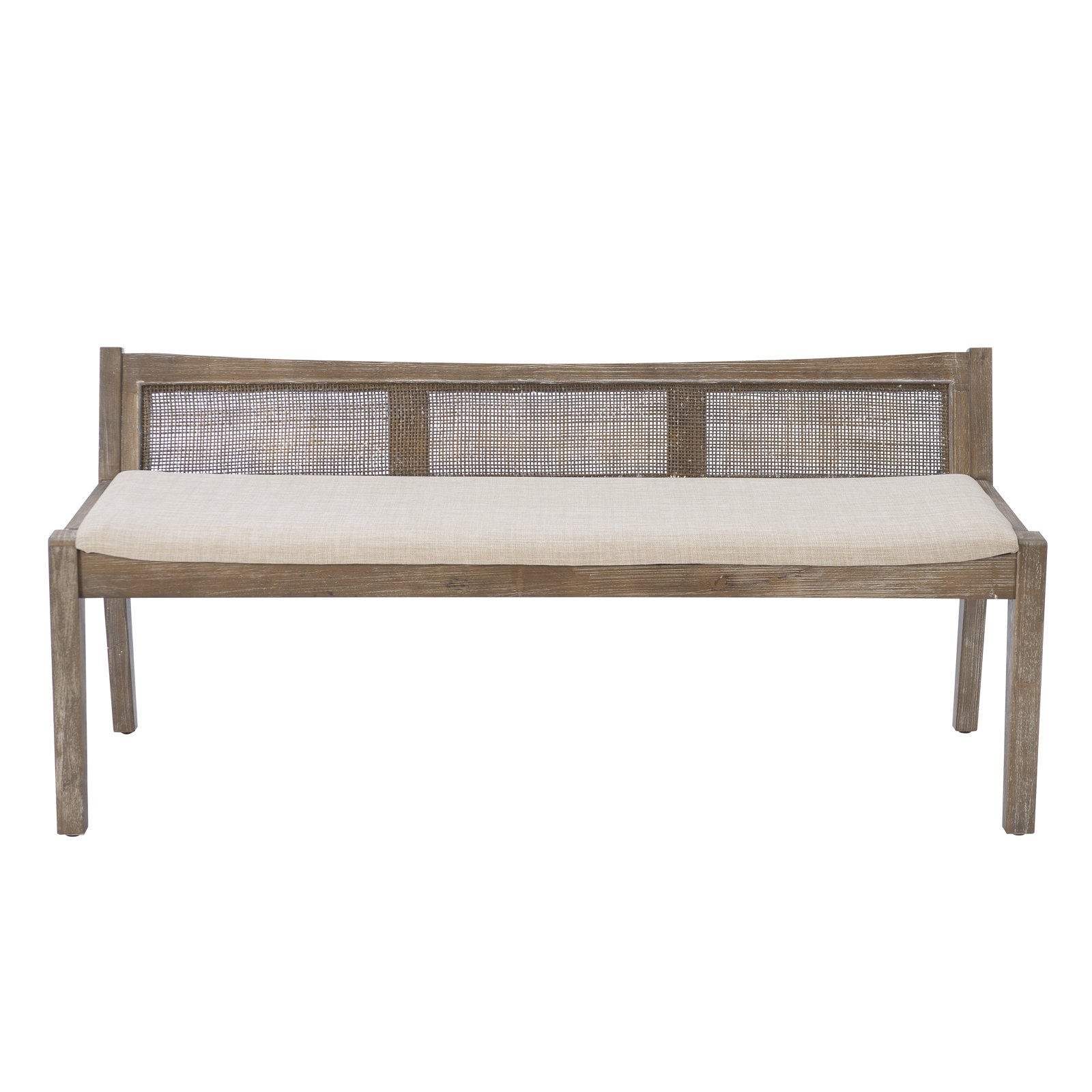 Donner 52" Entryway Bench, Brown