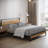 Ingrun Meatl Platform Bed with Headboard-550482712