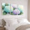 Hydrangea, reproduction d'art sur toile tendue sur toile, ensemble de 3