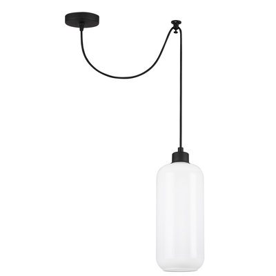 1 - Light Black Single Pendant