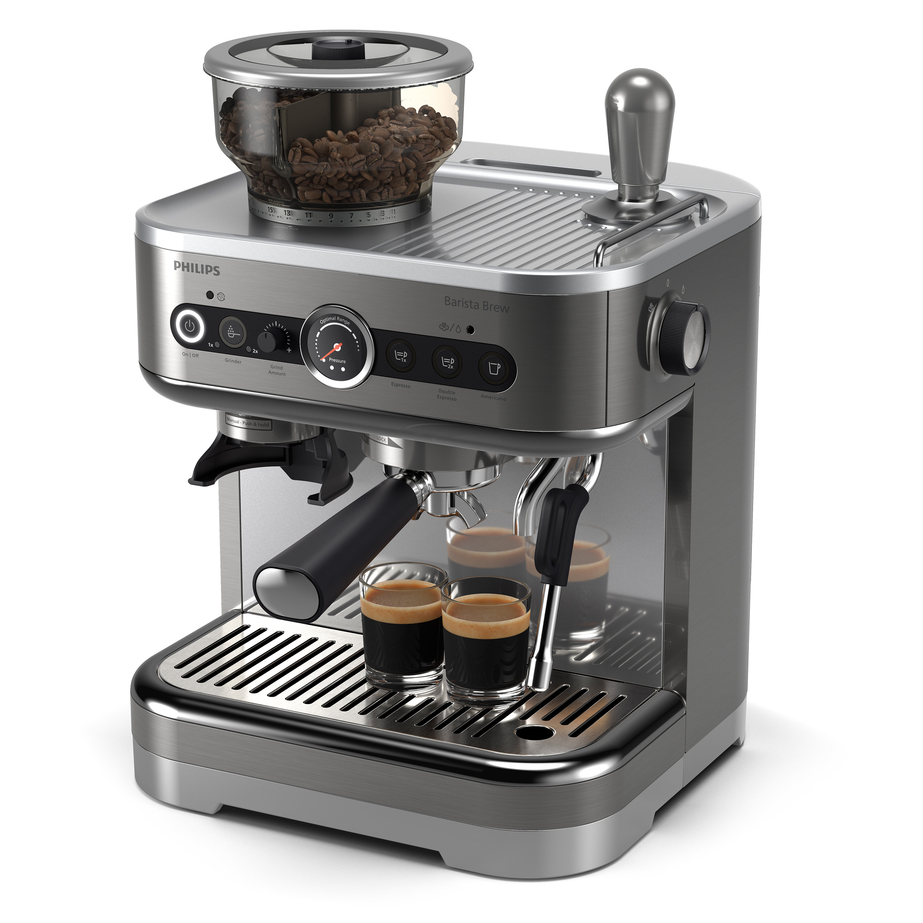 Philips Semi-Automatic Espresso Machine with Frother | Wayfair