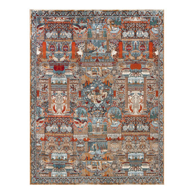 Indoor/Outdoor Traditional Area Rug
