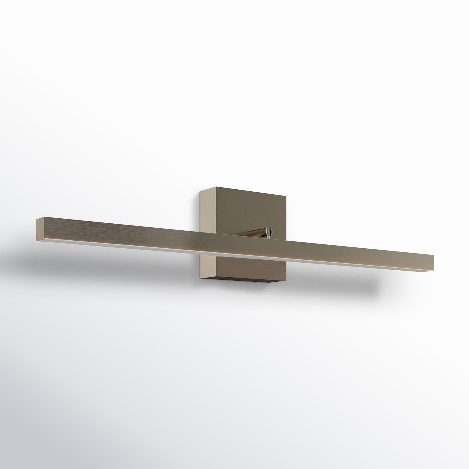 Rubie Single Dimmable LED Vanity Light, Satin Nickel