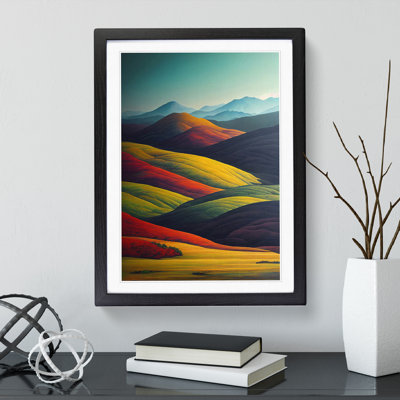Meadow Hills Landscape - Framed Print
