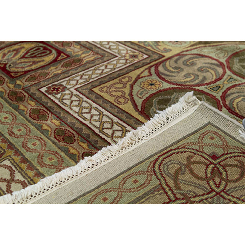 Tapis ivoire et ivoire de haute qualité noué à la main Trinity