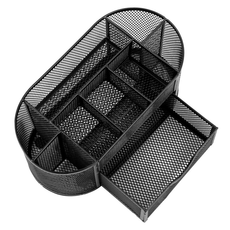 Makyia 8 Compartment Metal Desk Organizer