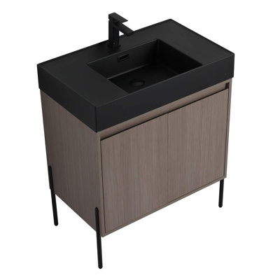 Ebern Designs Yordana Bathroom Vanity 30" Wide