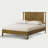 Ethan Solid Wood Platform Bed with Headboard, Rustic Bed Frame-659914696-652529527