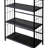 Metal Standing Book Shelf, Black finish-203876336
