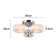 Maurertown 65cm 3-Light LED Flush Mount with Crystal Accent