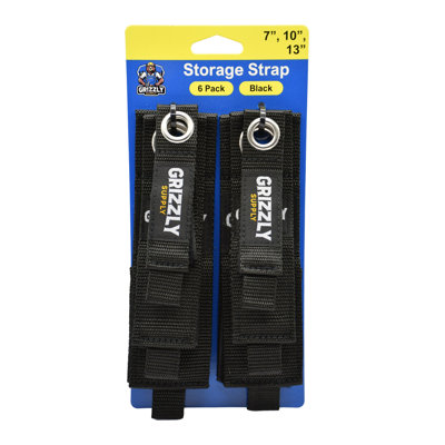 7", 10", 13" Hook and Loop Storage Strap 6/pk