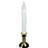 8.5" White LED Christmas Candle Lamp with Automatic Timer