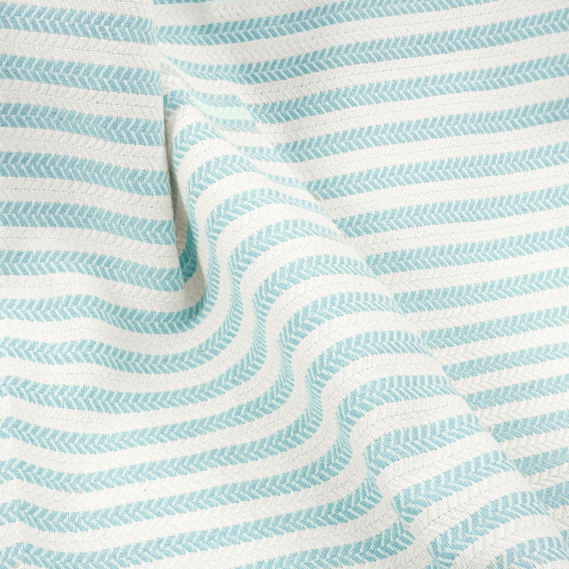 40x70" Size 4 Pack Turkish Peshtemal Beach Towels, Blue