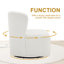 Fauteuil demi-tonneau pivotant moderne à oreilles 28 "-1951070623