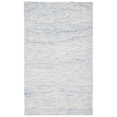 Alfhild Metro Hand Tufted Indian Wool And Cotton With Latex Abstract Rug