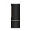 ZLINE Autograph Edition 30 po 16.1 cu. Réfrigérateur à congélateur inférieur intégré avec distributeur d'eau et machine à glaçons en acier inoxydable noir avec intérieur et détails gris graphite