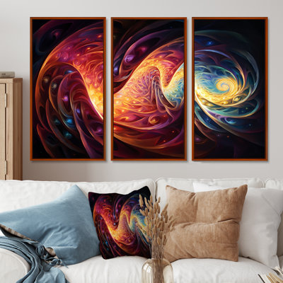 Ensemble de décoration murale Creight - Waves