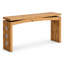 Console minimaliste et moderne à motif géométrique incrusté, profil mince, idéale pour une entrée, un corridor ou un dossier de canapé.-1160744818