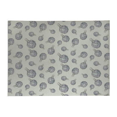 Tapis de cuisine antidérapant Summer Artichaut