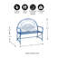Banc de jardin en métal Crab