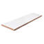 Fresno 16" x 4" Glossy Ceramic Bullnose Tile Trim in White