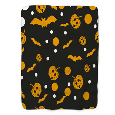 Spooky Glow - couverture Sherpa de qualité supérieure 1 pièce