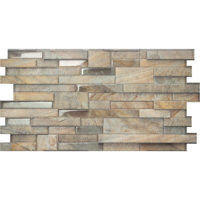 Peel and Stick Gel Backsplash Tile Pietra 23'' x 11''