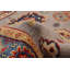Tapis gris d'Uzbek Ghazni 2 pi 8 po x 9 pi 9 po