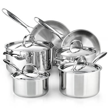 Cooks Tools™ 8-Piece Stainless Steel Cookware Set