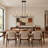 12-Light Modern Linear Pendant For Kitchen Island
