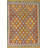 Geometric Kilim Reversible Wool Rug 4x6