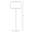 Lampe sur pied 63,75 "Echo-18026364