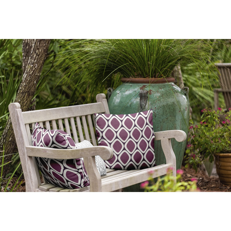 Housse et insert de coussin d'extérieur Pebbles, H 20 po x l 20 po x P 1 po, Fleur de la Passion