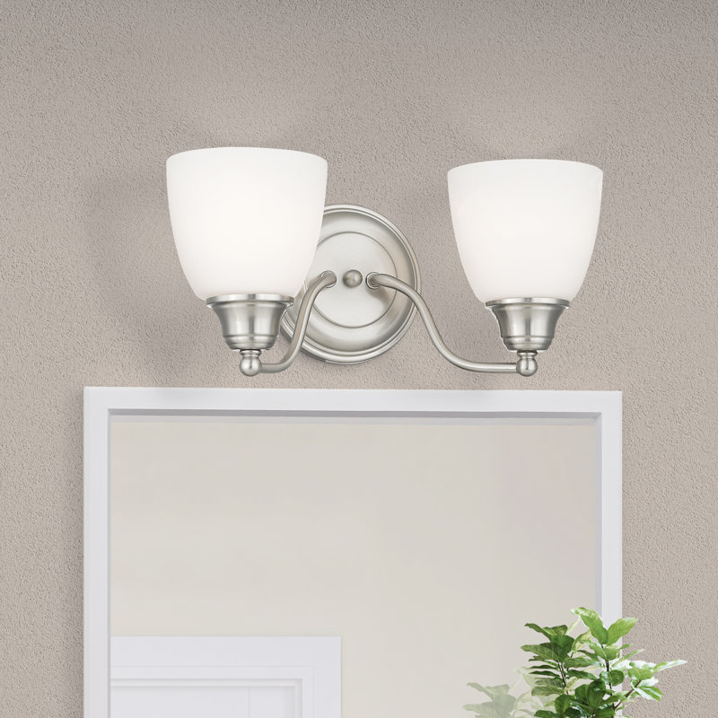 Mayday 2 - Light Dimmable Vanity Light, Brushed Nickel