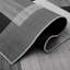 MILO Black & Grey Abstract Machine Tufted Area Rug-2123270738