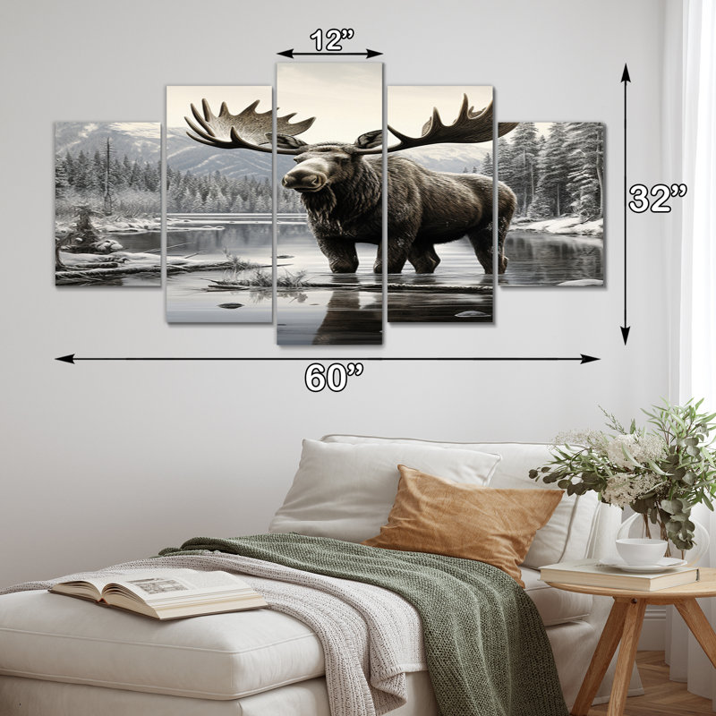 Beacham - Animals Wall Decor - 5 Panels