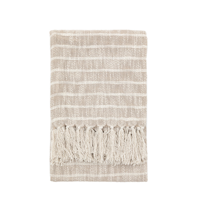 Gallery Direct Milly Stripe Throw, Sand