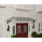 Palram - Canopia Lily Polycarbonate Clear Stationary Dome Door and Window Awning-70335148